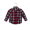 Old Navy Red, Navy, White Plaid Flannel - Size 2T
