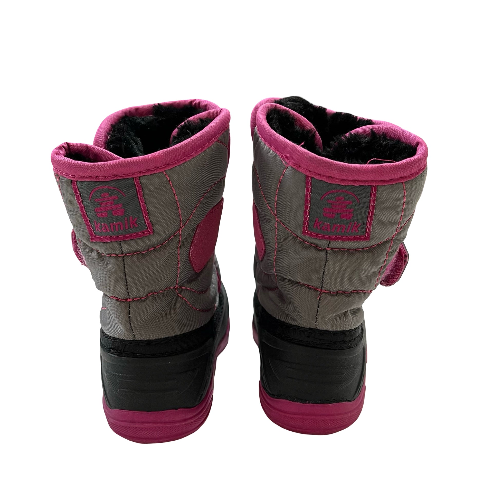 Kamik Pink & Gray Winter Boots - Size 5