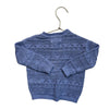 Fred & Flo Purple Crochet Cardigan Sweater - Size 9-12 Mo