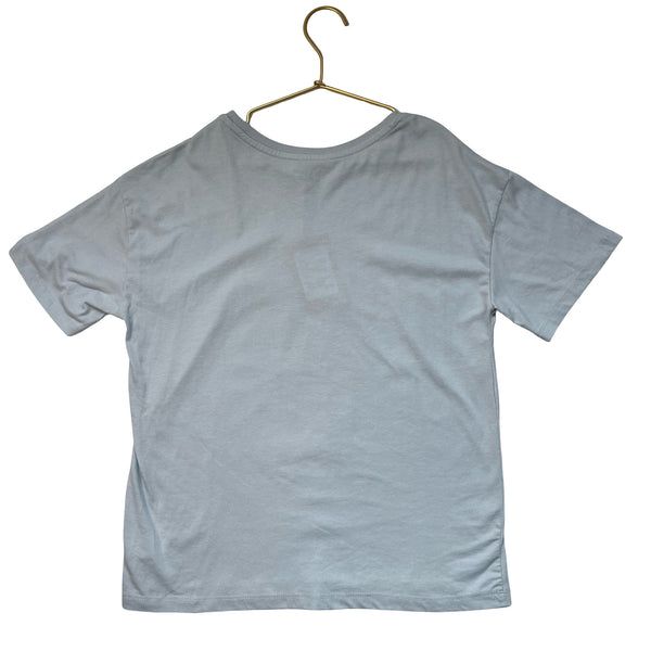 Old Navy x Smiley World Light Blue Sun Graphic T-Shirt - Size L 10-12