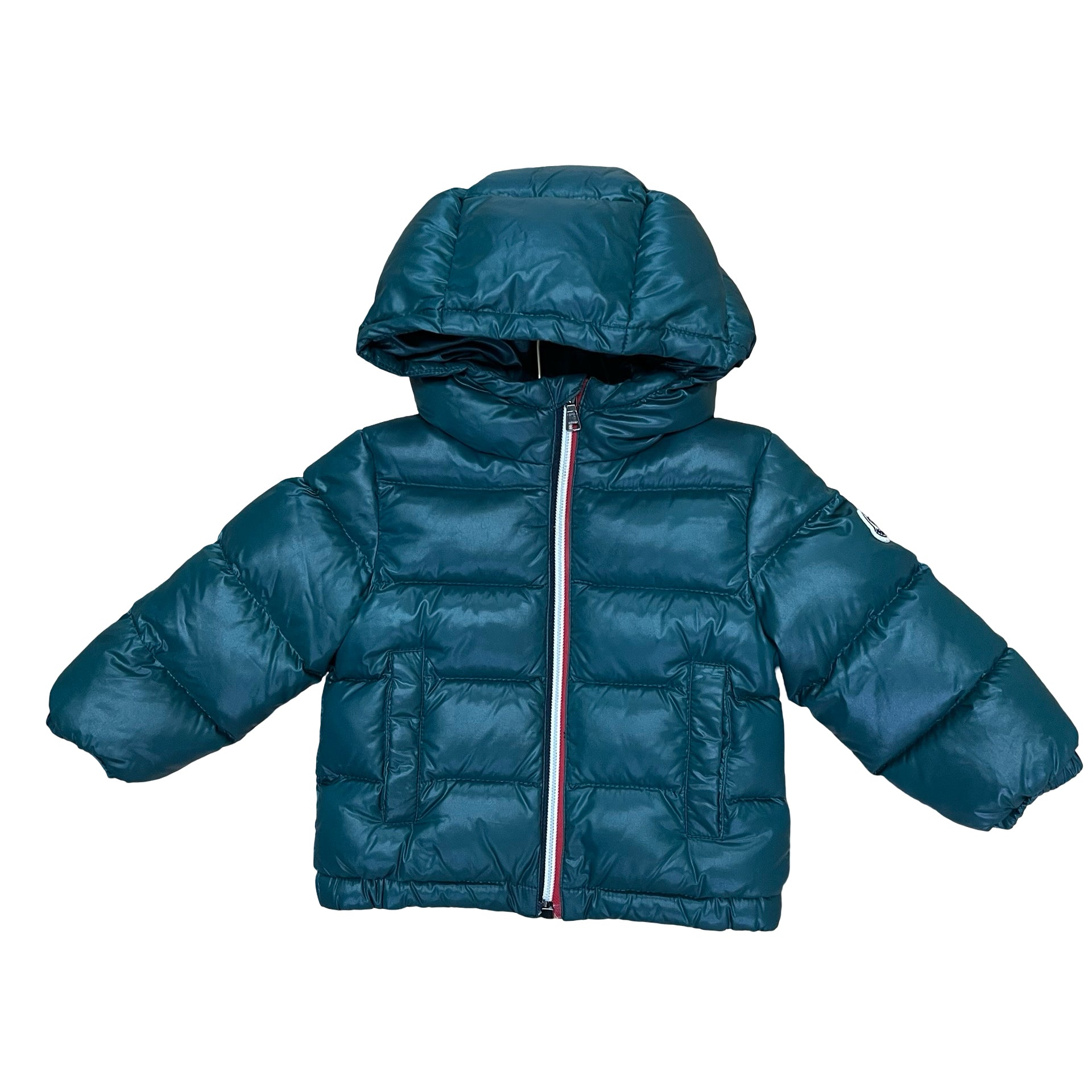 Moncler Green Aubert Puffer Jacket - Size 9-12 Months