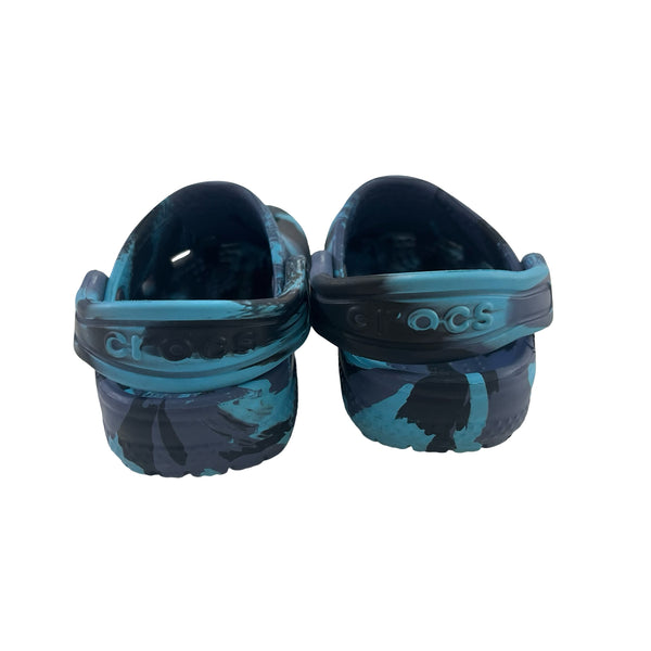 Crocs Blue & Navy Swirl Shoes - Size C5