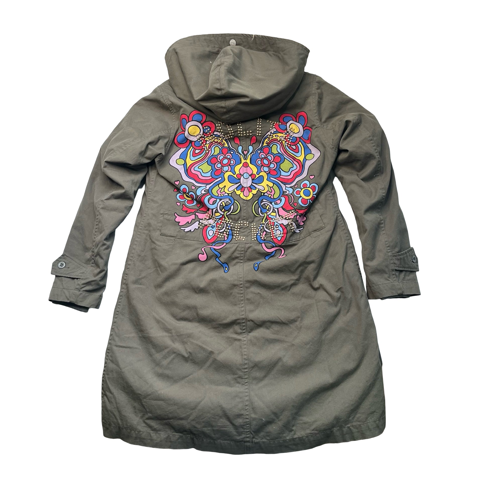 Nolita Pocket Olive 'Harlock' Jacket, Removable Faux Fur Lining with Tags - 10