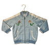 Stella McCartney Kids Light Blue Embroidered Mermaid Jacket - Size 5