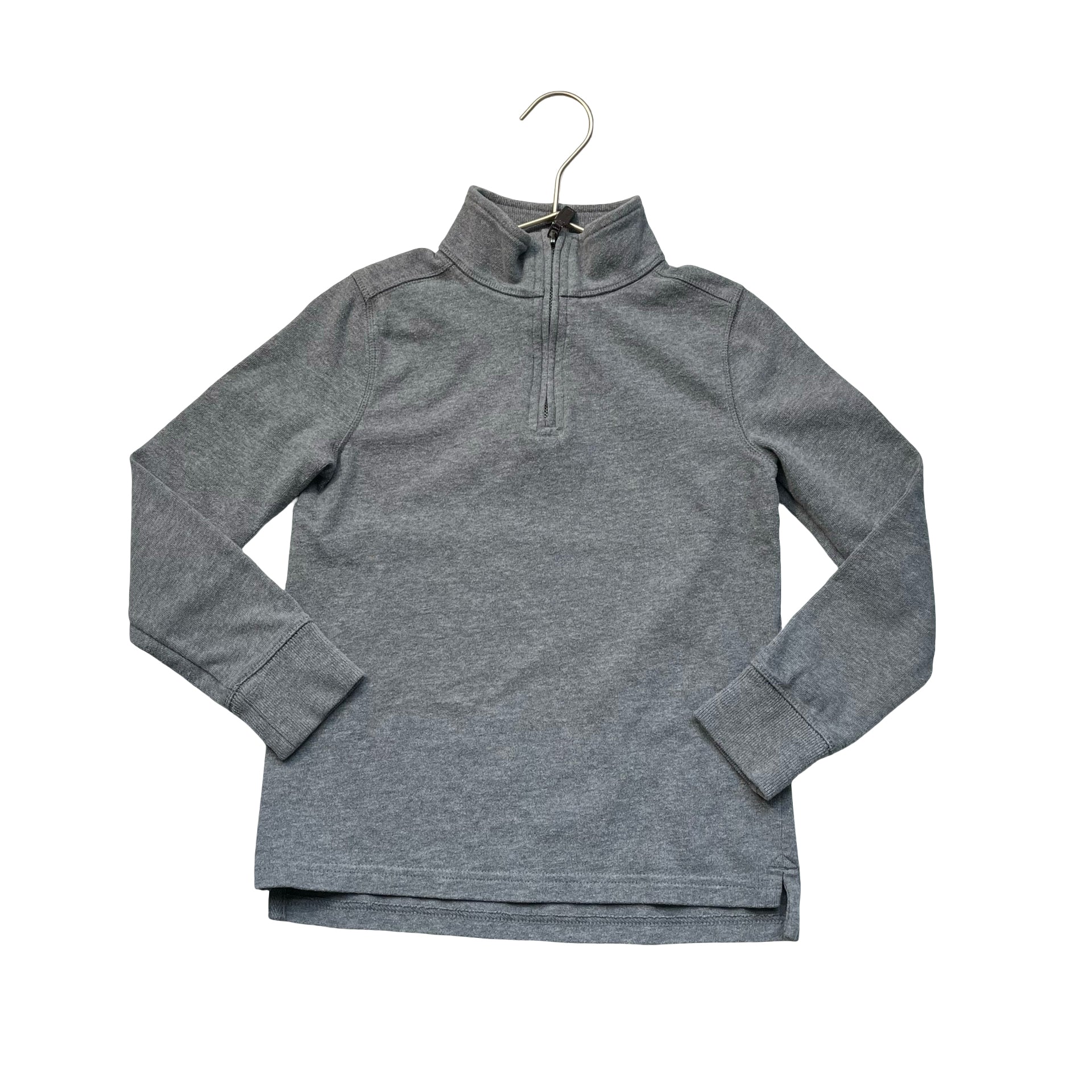 Crewcuts Gray Quarter-Zip Pullover - Size 8