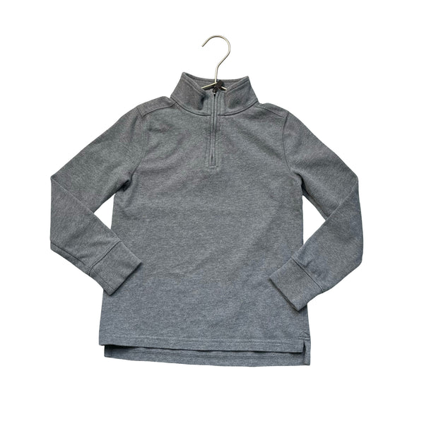Crewcuts Gray Quarter-Zip Pullover - Size 8