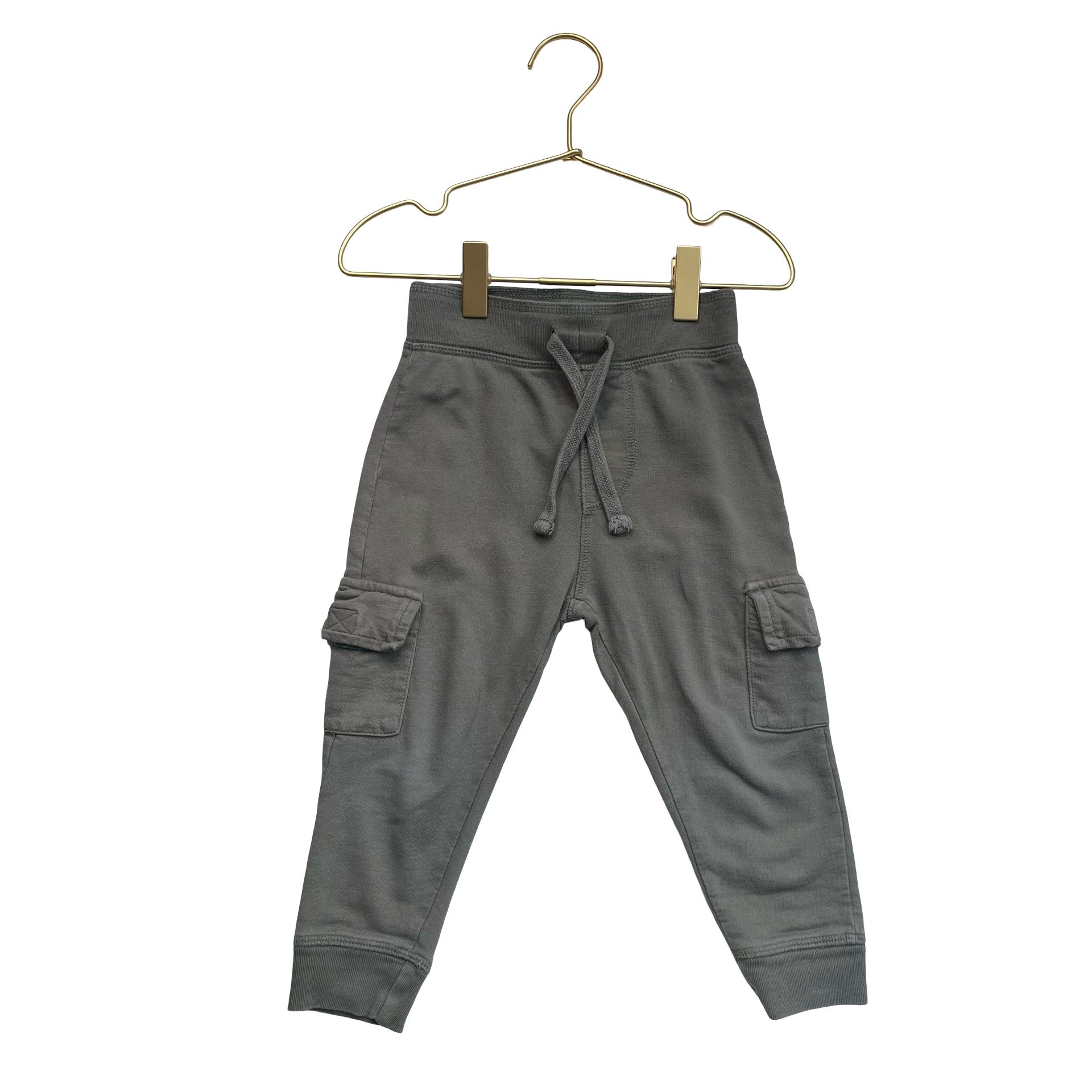 Mish Boys Olive Green Cargo Joggers - Size 2