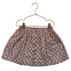 Hux Peach & Dusty Rose Cherry Print Reversible Skirt - Size 6