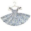 Hill House White & Blue Floral Dress - Size 2Y
