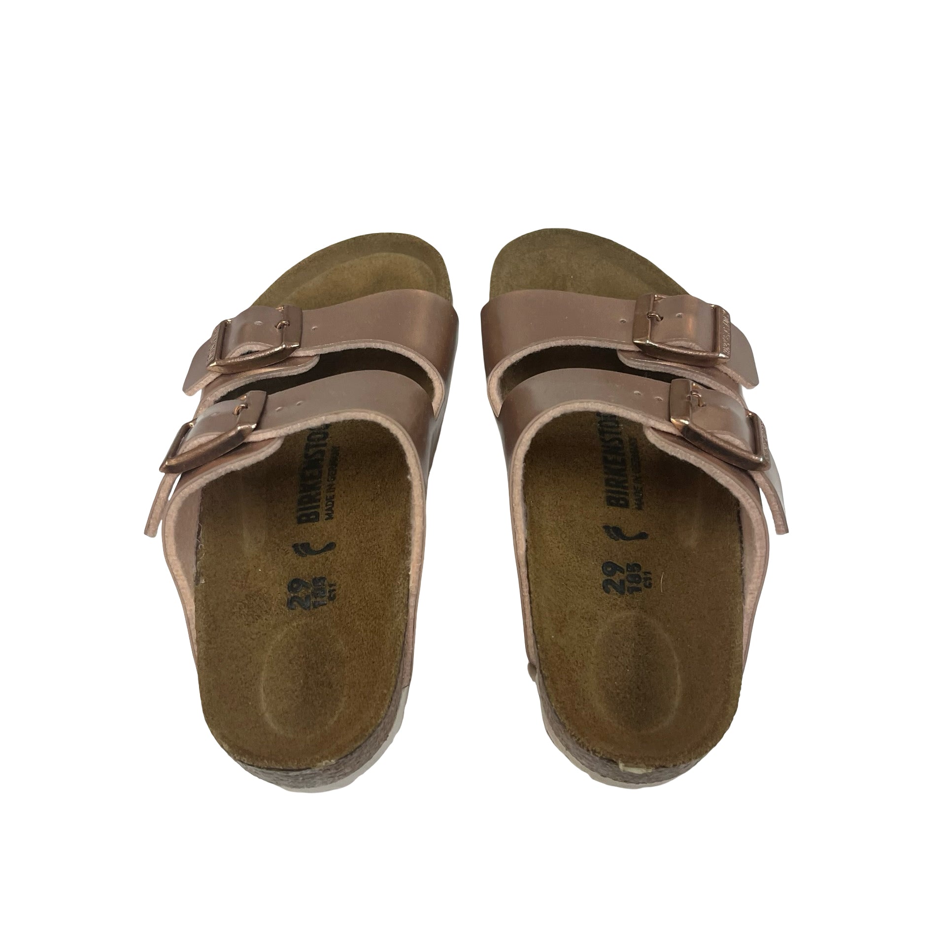 Birkenstock Arizona Rose Gold Sandals - Size 29 (11)