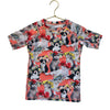 Molo Orange Flower Crown Cats Print Rash Guard - Size 5-6Y