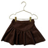 Janie and Jack Brown Faux Suede Skirt - Size 3
