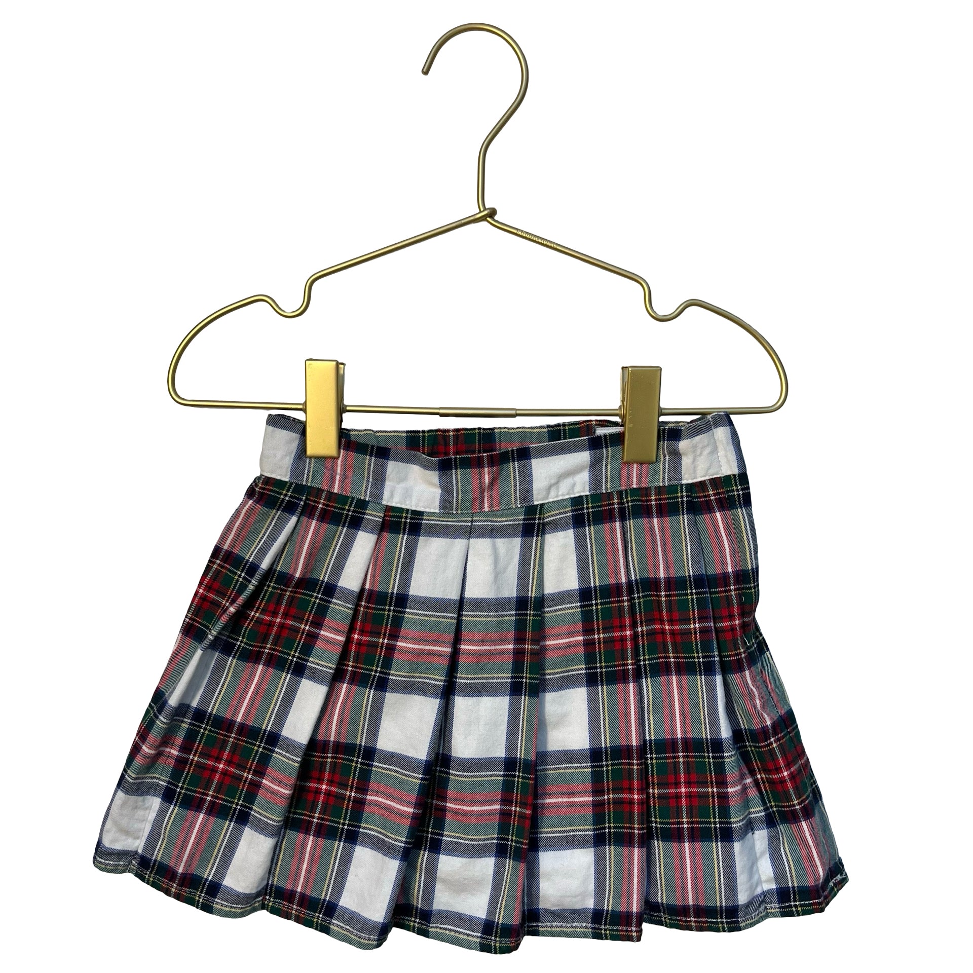 Janie and Jack Tartan Plaid Flannel Skirt - Size 2T