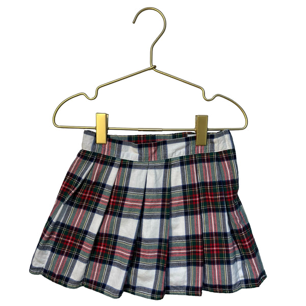 Janie and Jack Tartan Plaid Flannel Skirt - Size 2T