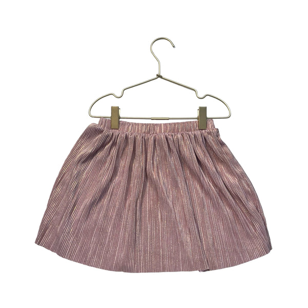 Crewcuts Pink Sparkle Pleated Skirt - Size S 6-7