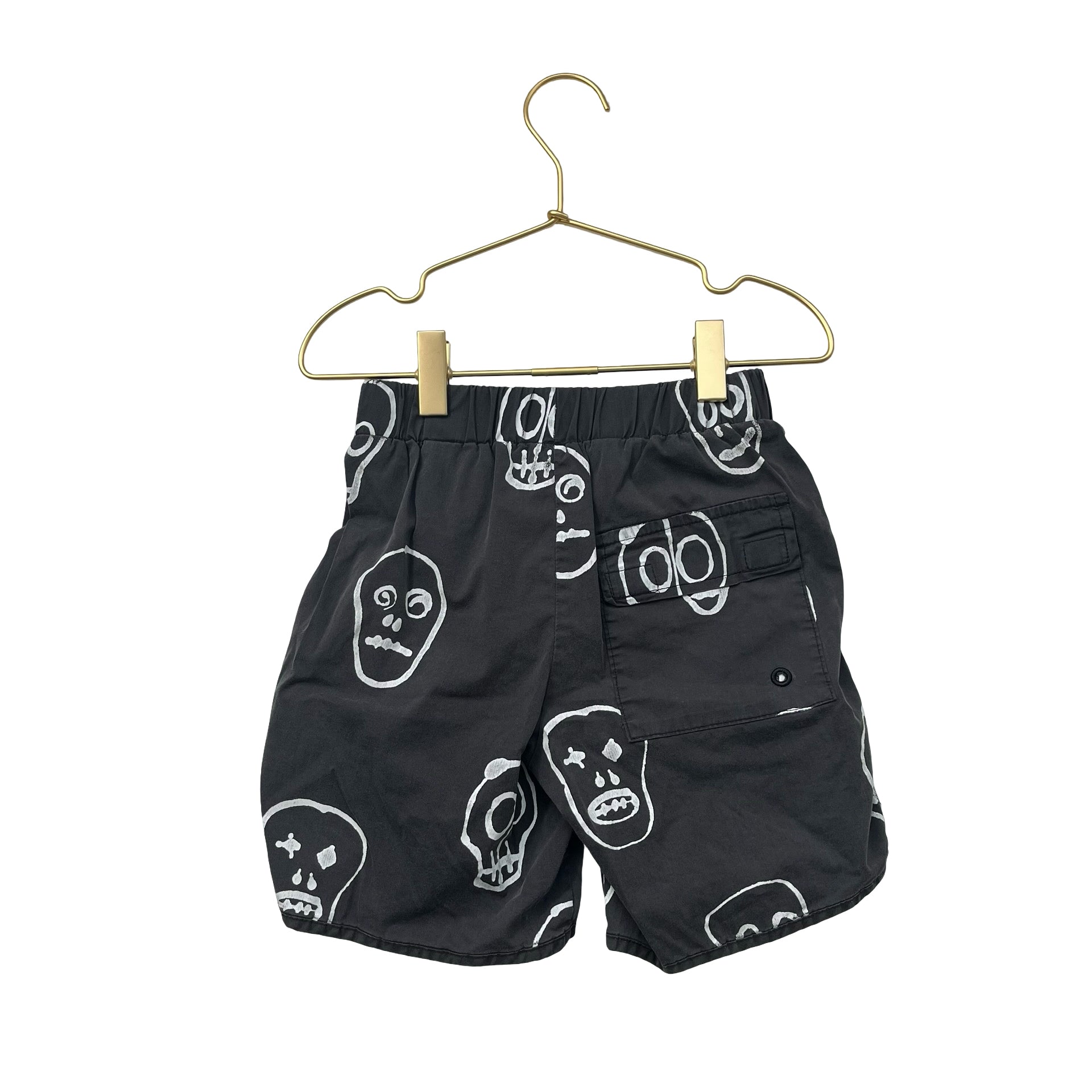 Nununu Black & White Face Print Swim Suit -Size 3-4
