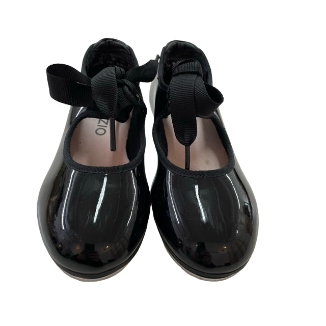 Capezio Black Patent Tap Shoes - Size 10.5