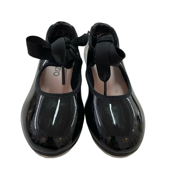 Capezio Black Patent Tap Shoes - Size 10.5