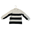 Zara Ivory & Black Striped Sweater - Size 4-5
