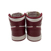 Nike Air Jordan Burgundy & White High Top Sneakers - Size 8C