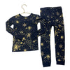 Baby Gap Navy & Gold Foil Star 2 Piece PJ Set - Size 4