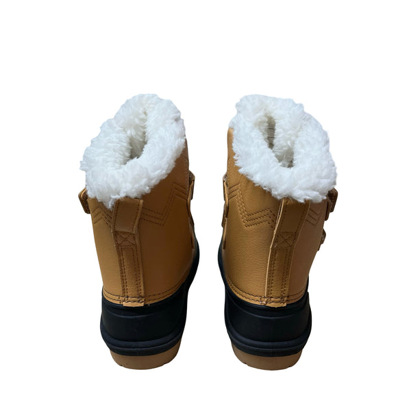 Cat & Jack Tan & Black Winter Boots - Size 9