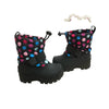 Northside Thinsulate Black & Multi-Color Polka Dot Winter Boots - Size 5