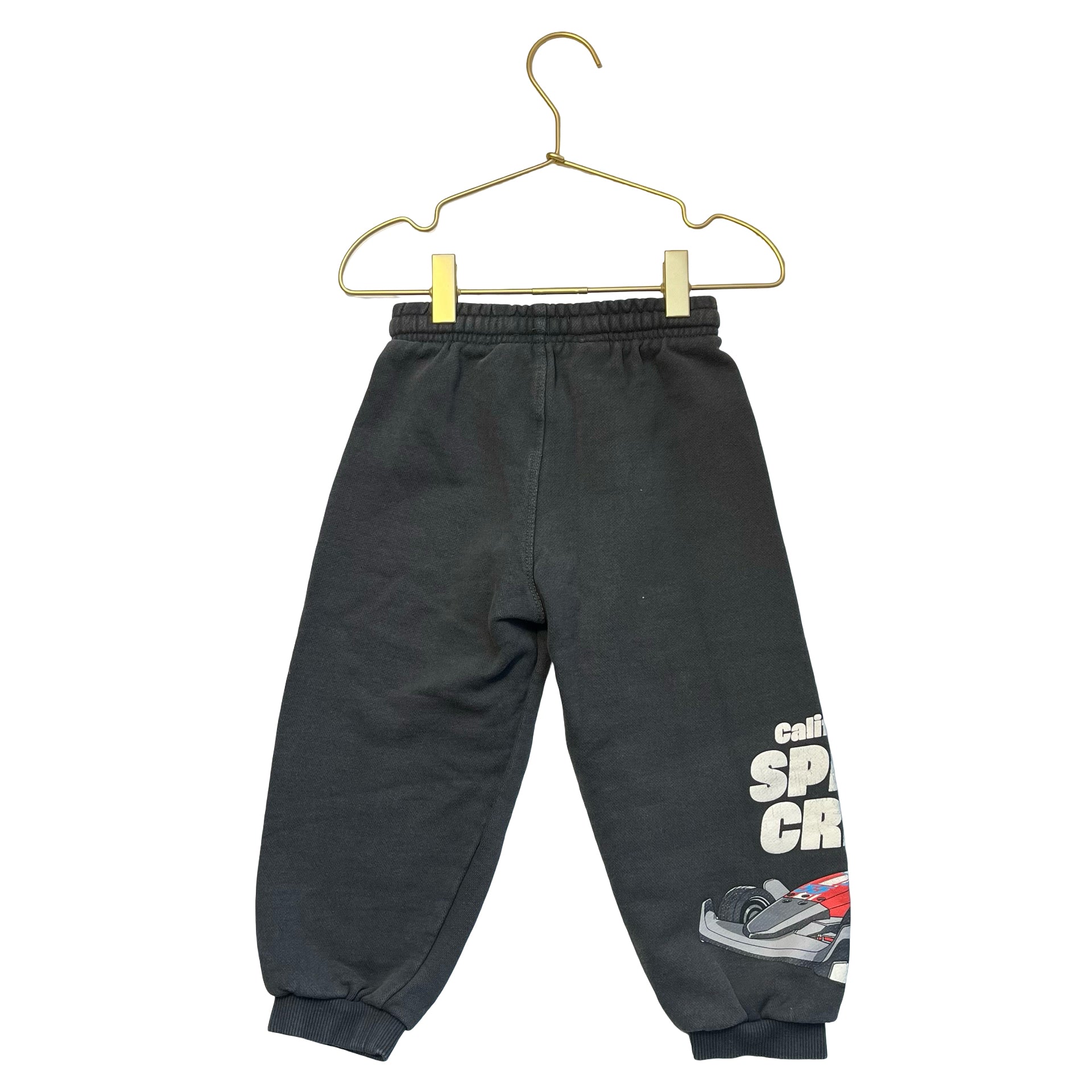 Zara x Hot Wheels Dark Gray Graphic Joggers - Size 5