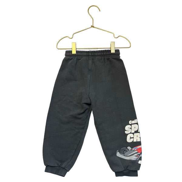 Zara x Hot Wheels Dark Gray Graphic Joggers - Size 5