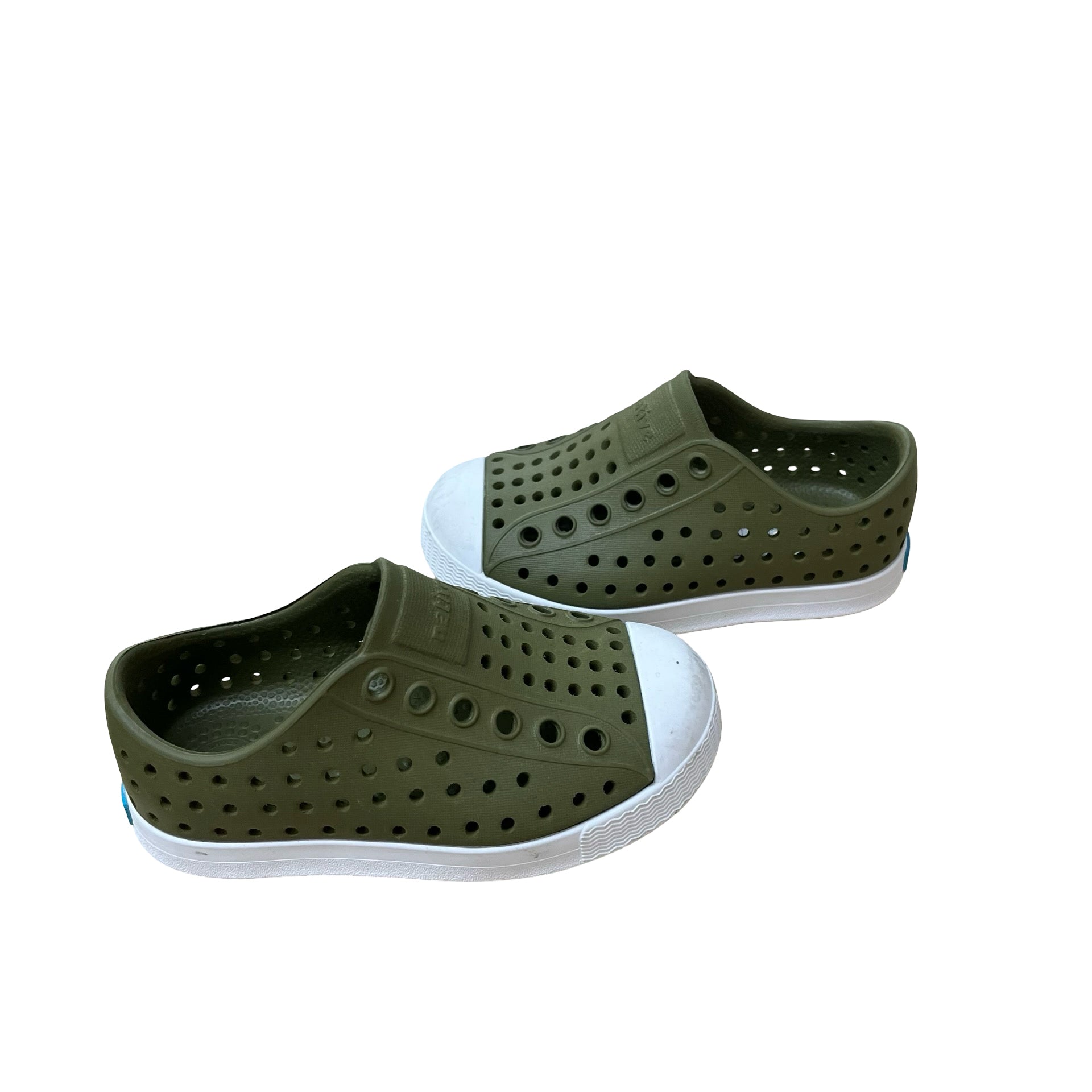 Native Jefferson Olive Green Shoes - Size C6