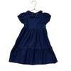 Ralph Lauren Navy Corduroy Belted Dress - Size 3