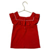 Janie and Jack Red Top - Size 5
