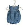Ralph Lauren Chambray Bubble Romper - Size Newborn