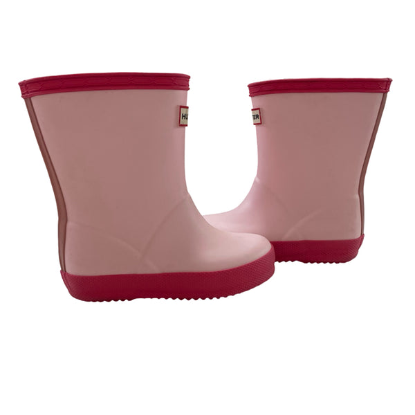 Hunter Pink Rain Boots - Size US 7G/6B (UK 5 EU 22)