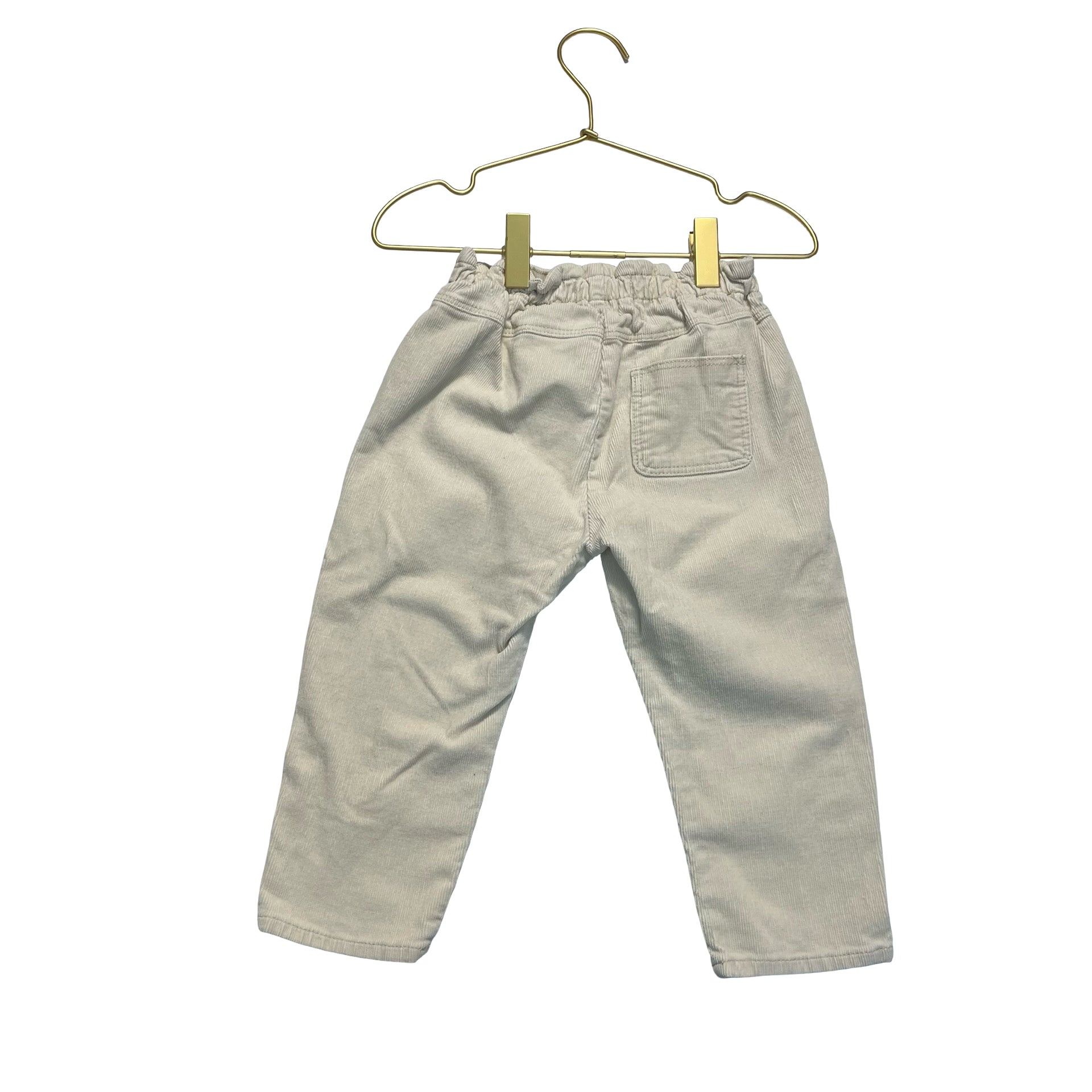 Zara Ivory Corduroy Pants - Size 18-24 Months