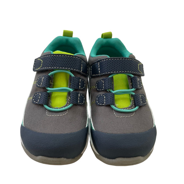 See Kai Run Olive, Teal, Lime Sneakers - Size 7