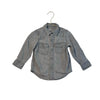 Baby Gap Gray Denim Snap Front Shirt - Size 2