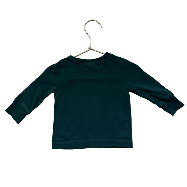 Hanna Andersson Green Shirt - Size 6-12 Mo