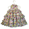 Janie and Jack Floral Chiffon Ruffle Dress - Size 3