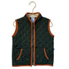 Bella Bliss Green Quilted Vest - Size 4