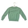 Leon Light Green V-Neck Cotton Sweater - Size 2Y