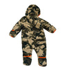 North Face Green & Tan Camo Sherpa Bunting - Size 3-6 Mo