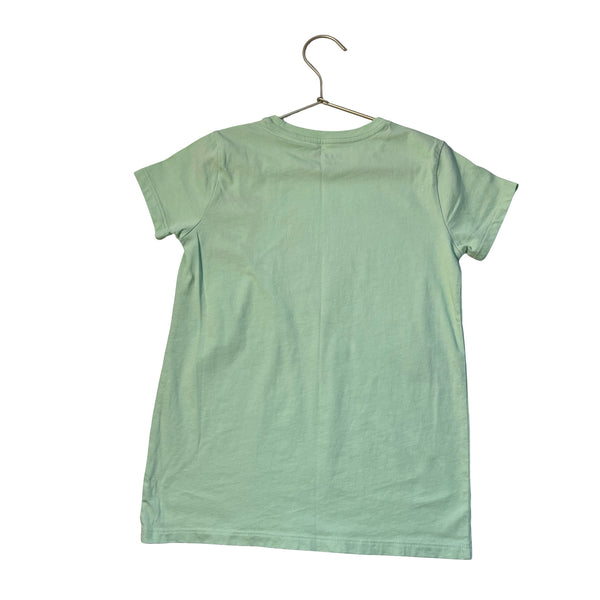 Crewcuts Mint Green & Red Sequin Strawberry T-Shirt - Size M 8-9