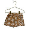 Rabbit + Bear Tan Flower Print Skort Shorts - Size 2T