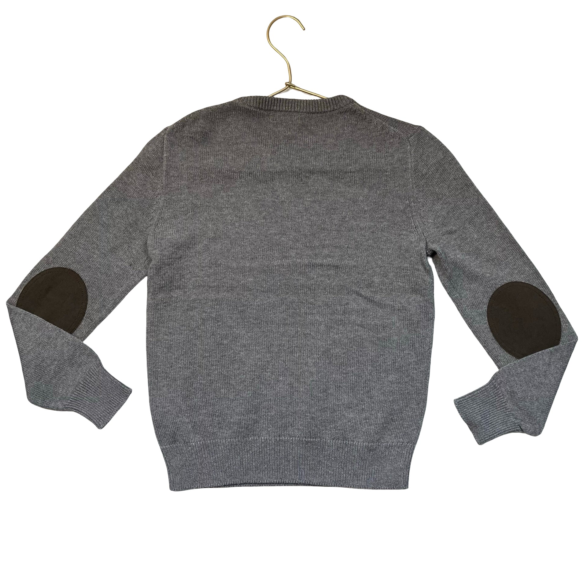 Crewcuts Gray Sweater, Elbow Patches - Size 10