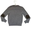 Crewcuts Gray Sweater, Elbow Patches - Size 10