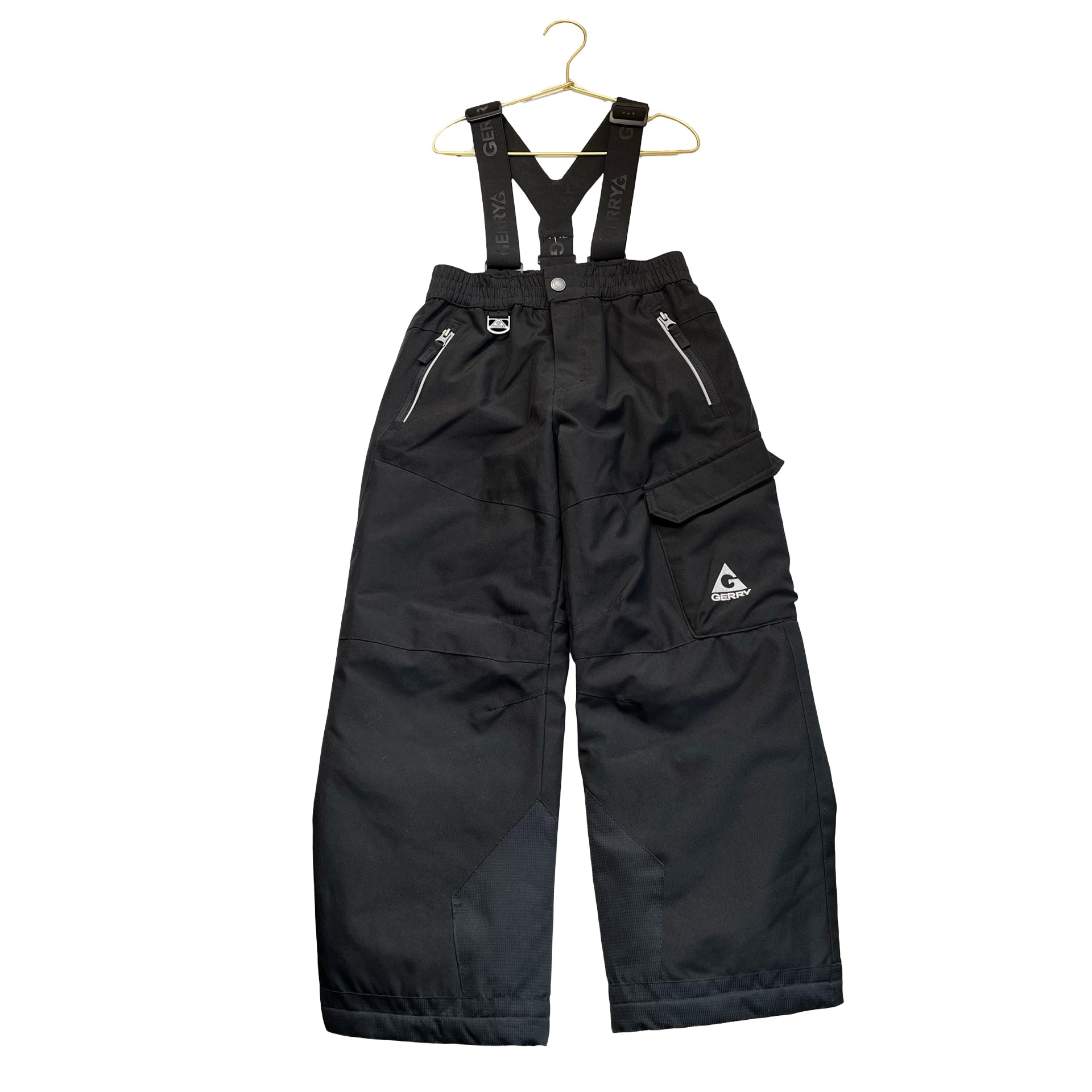 Gerry Black Suspender Snow Pants - Size S (7/8)