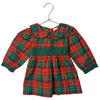 Stitchy Fish Red Plaid Green Sash Dress - Size 12 Mo