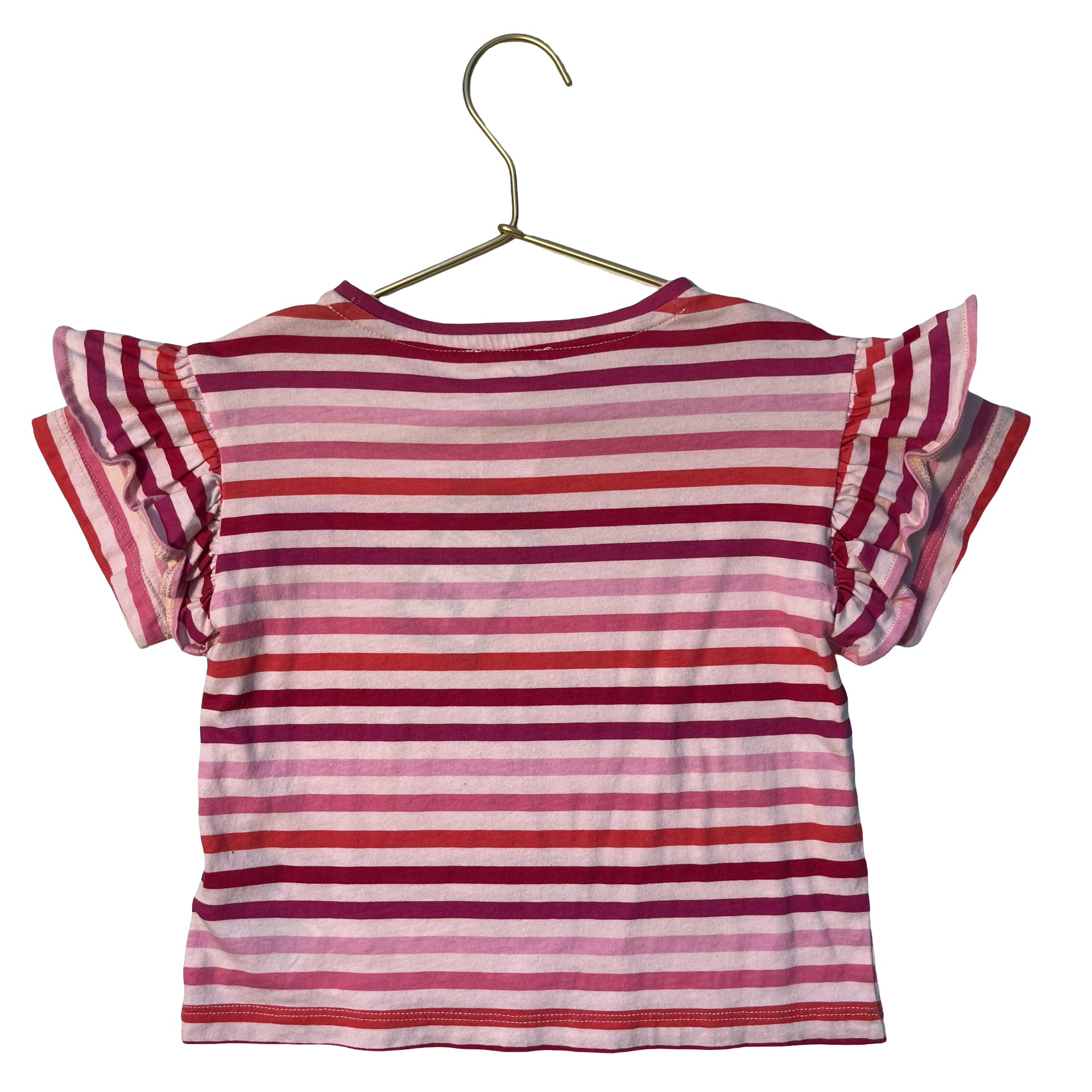 Crewcuts Pink Striped Shirt - Size XS 4-5