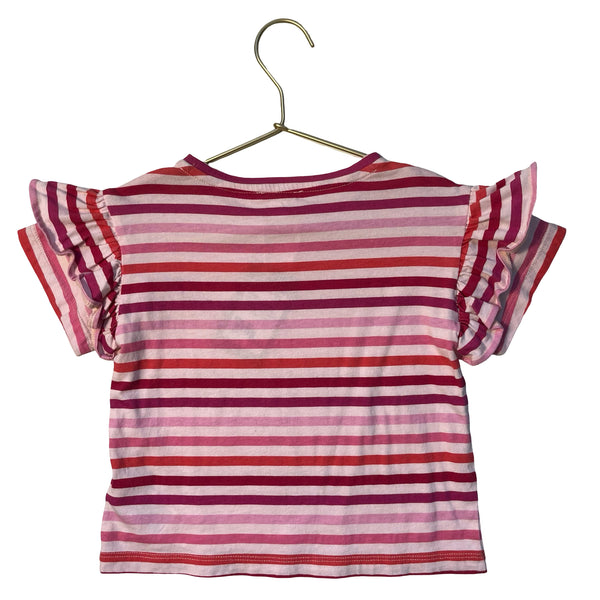 Crewcuts Pink Striped Shirt - Size XS 4-5
